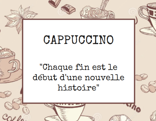 Cappuccino l Bougie citation 