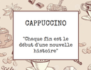 Cappuccino l Bougie citation 